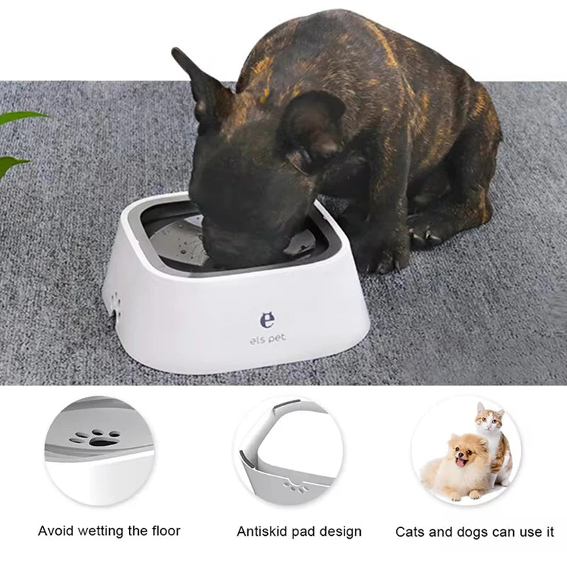 Pawlence™ FlowGuard Anti-Spill Water Bowl